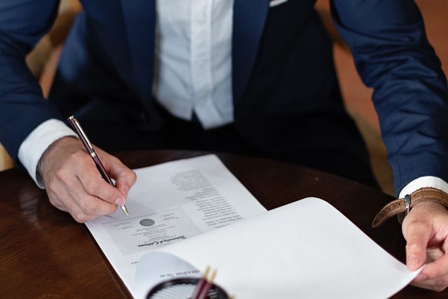 signing documents